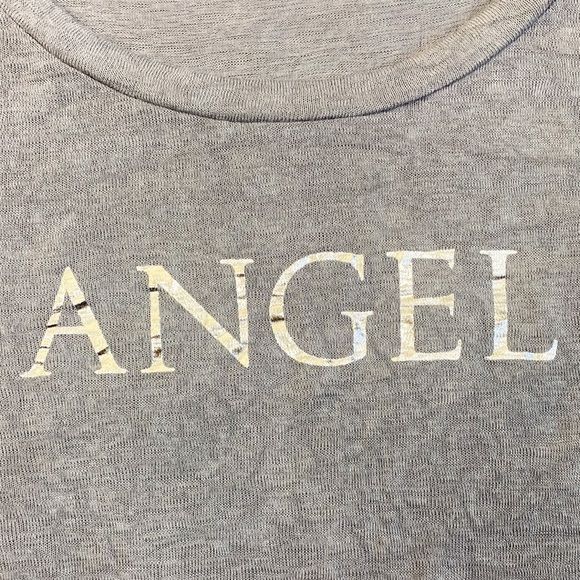 Victoria's Secret ANGEL Long Sleeve Top Gray Size M - Picture 2 of 7